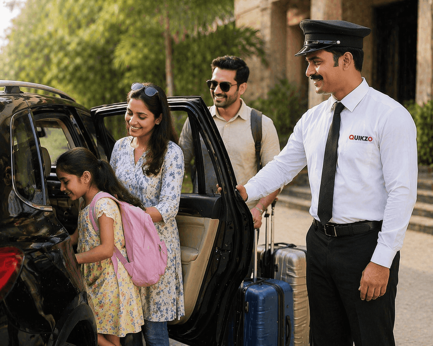 Family vacation driver service
